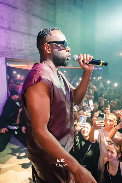 Gims — Showcase au Trendy Club — photographie 2